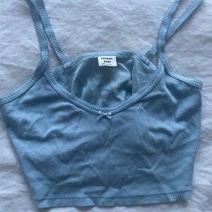 sunday best cropped bow cami